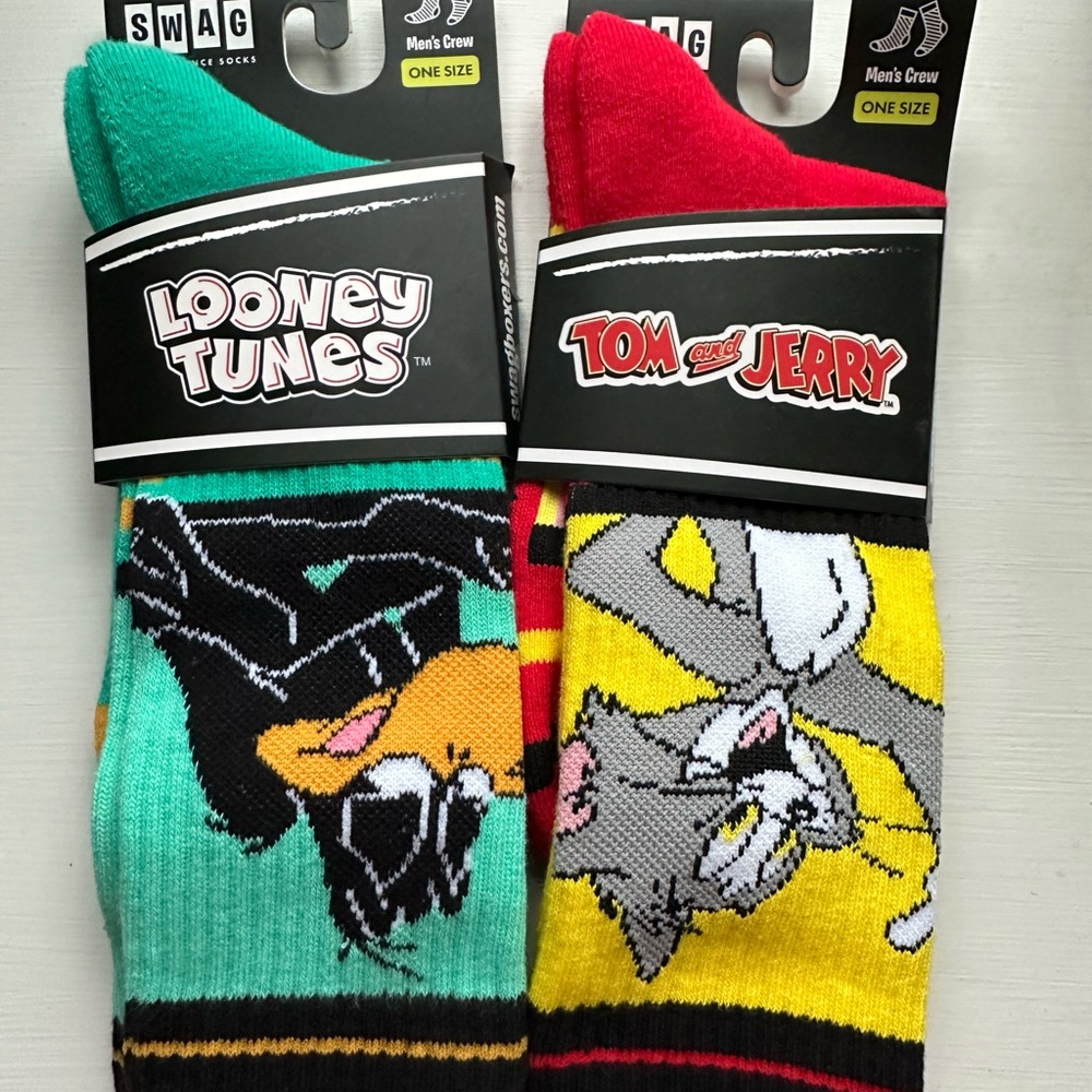 Warner Bros. Men's Socks - Green and Red